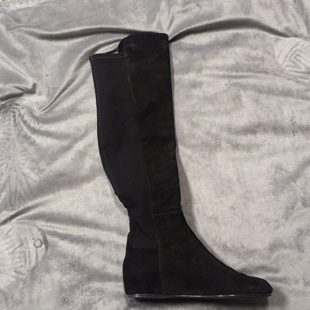 Stuartweitzman  black suede boot